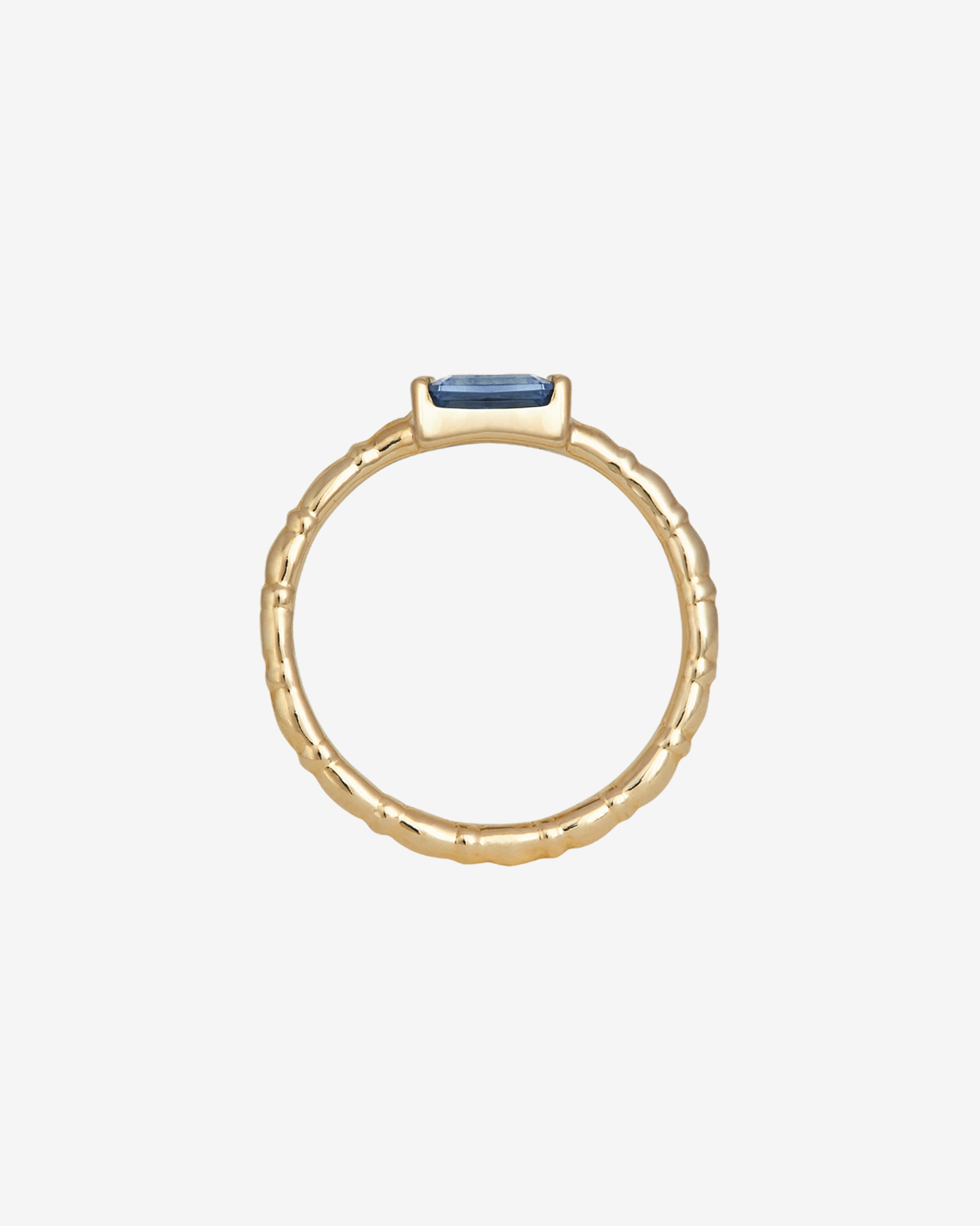 Temple of the Sun Pia Ring Blue Topaz Solid Gold