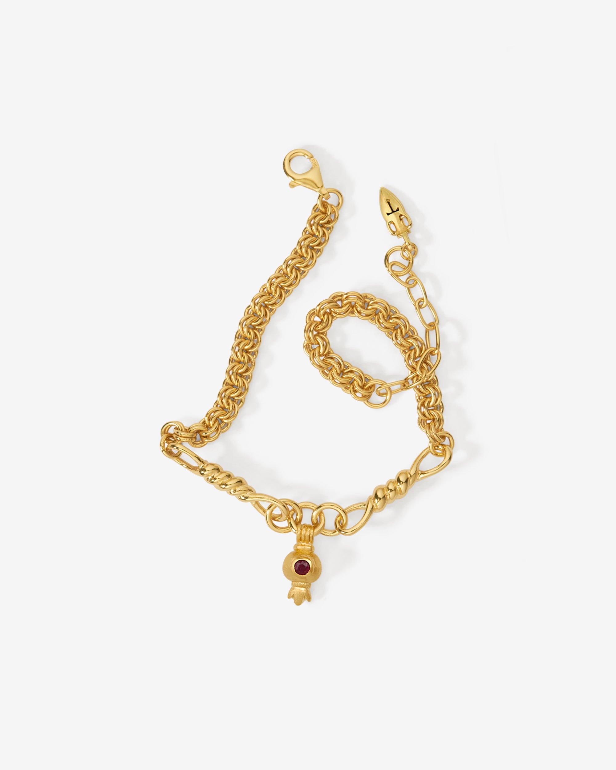 Temple of the Sun Pomegranate Bracelet Gold Vermeil