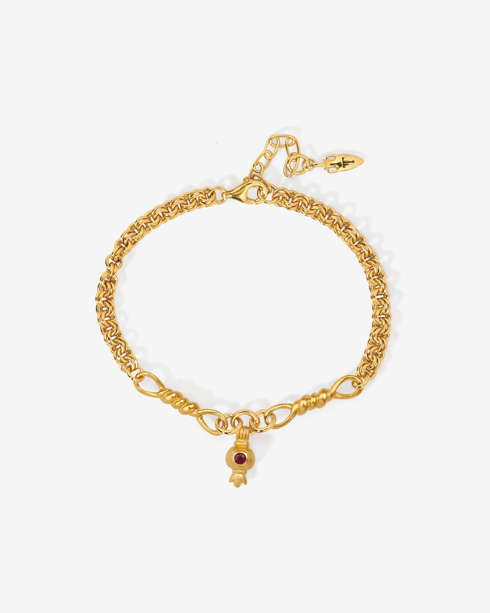Temple of the Sun Pomegranate Bracelet Gold Vermeil