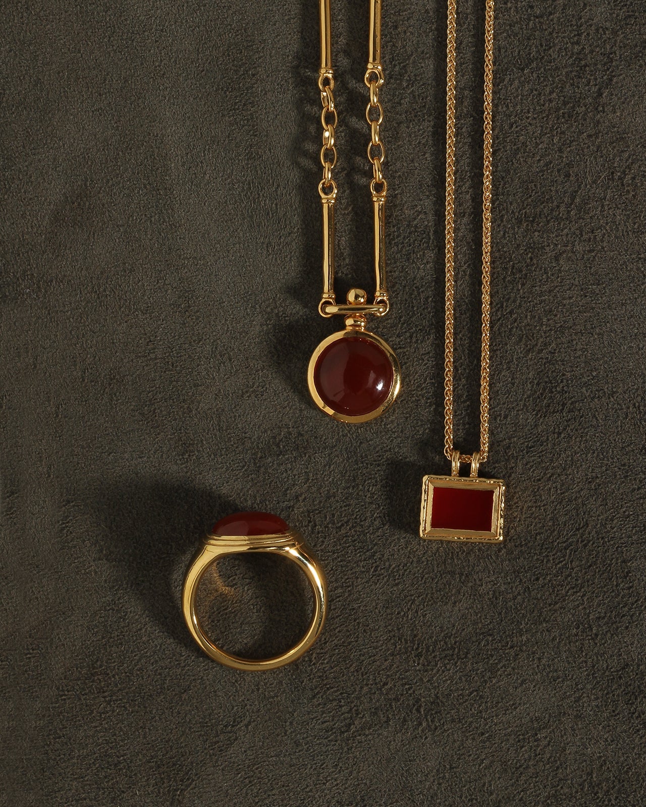 Temple of the Sun Pompeii Necklace Gold Vermeil