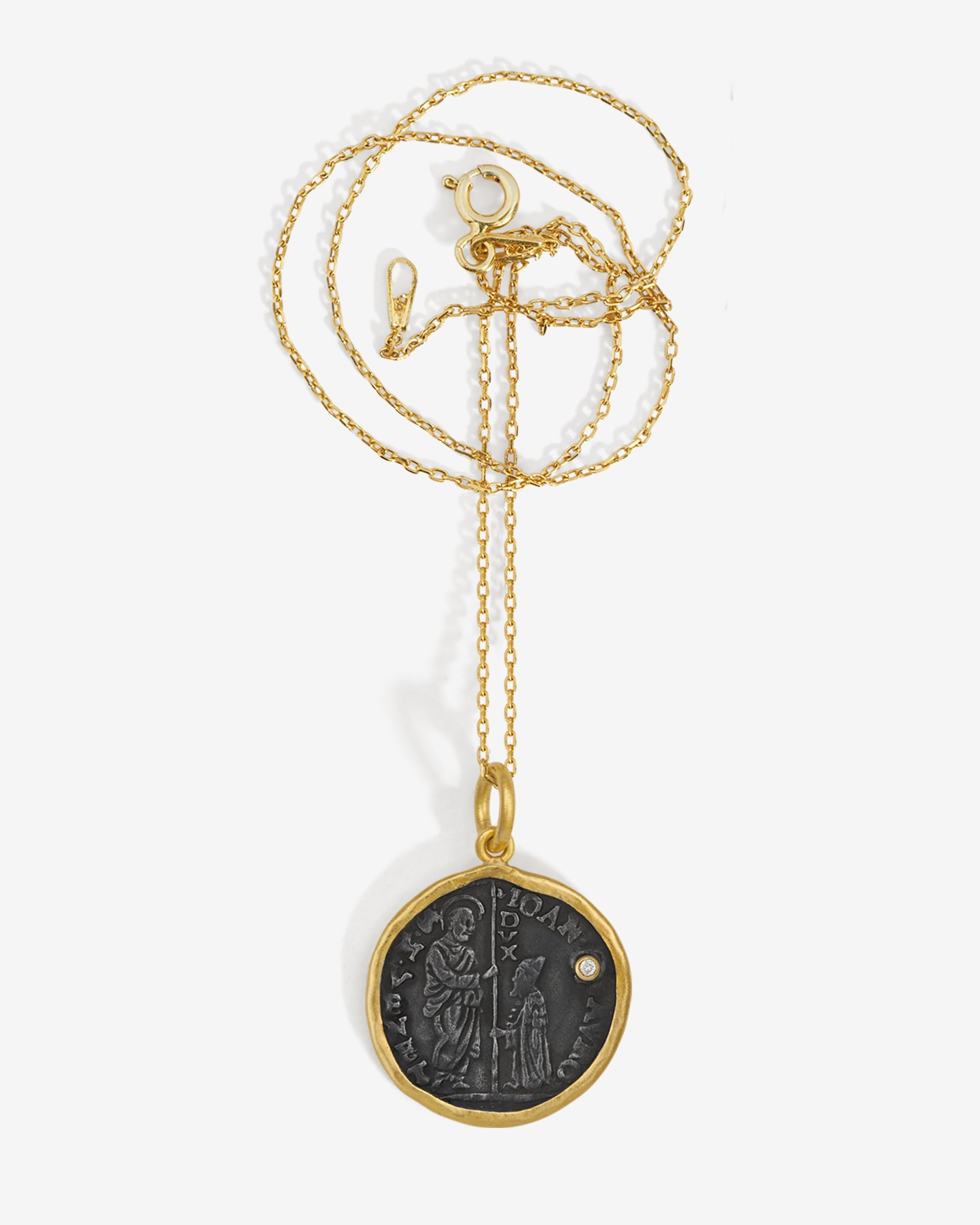 Temple of the Sun Regis Necklace Diamond Solid Gold