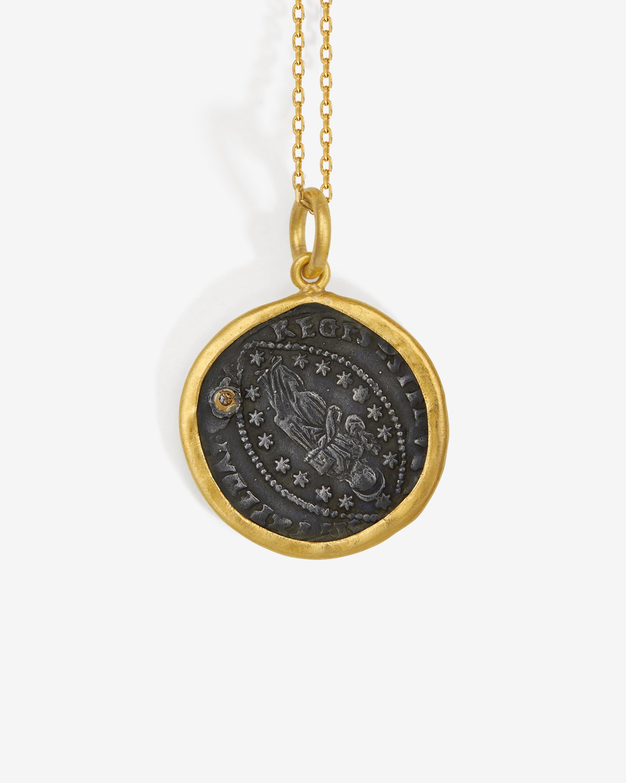 Temple of the Sun Regis Necklace Diamond Solid Gold