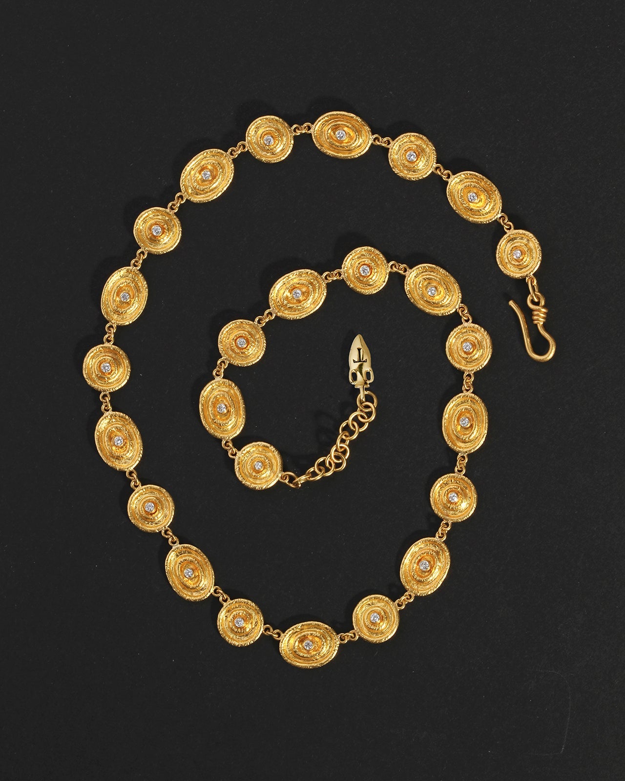 Temple of the Sun Reign Chain Diamond Solid Gold