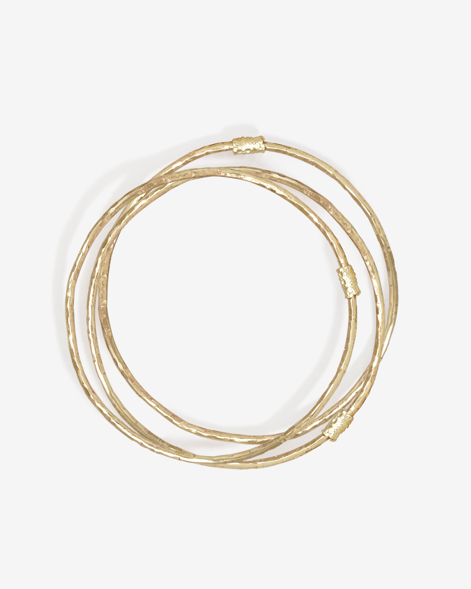 Temple of the Sun Relic Bangle Solid Gold