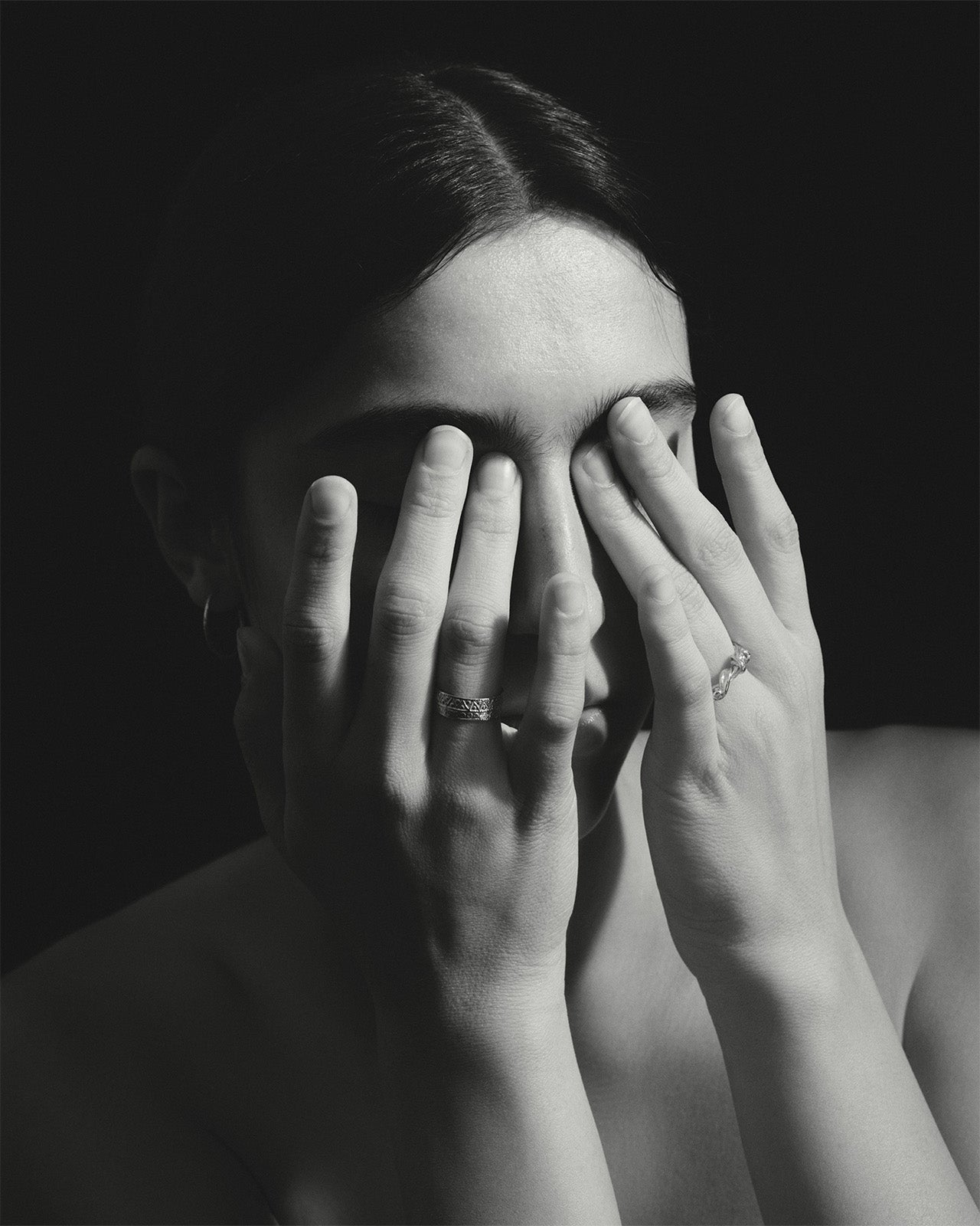 Temple of the Sun Relic III Twisted Ring Diamond Solid Gold