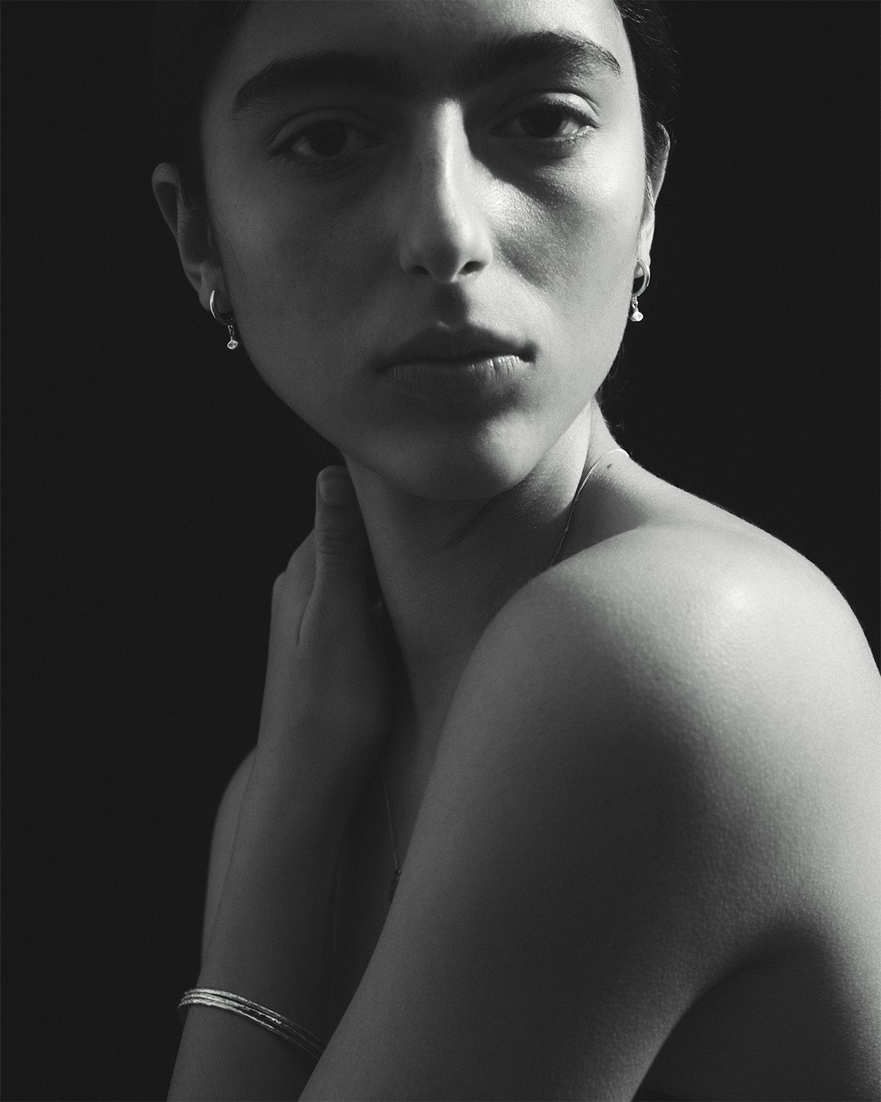 Temple of the Sun Relic Marquise Drop Earrings Diamond Solid Gold