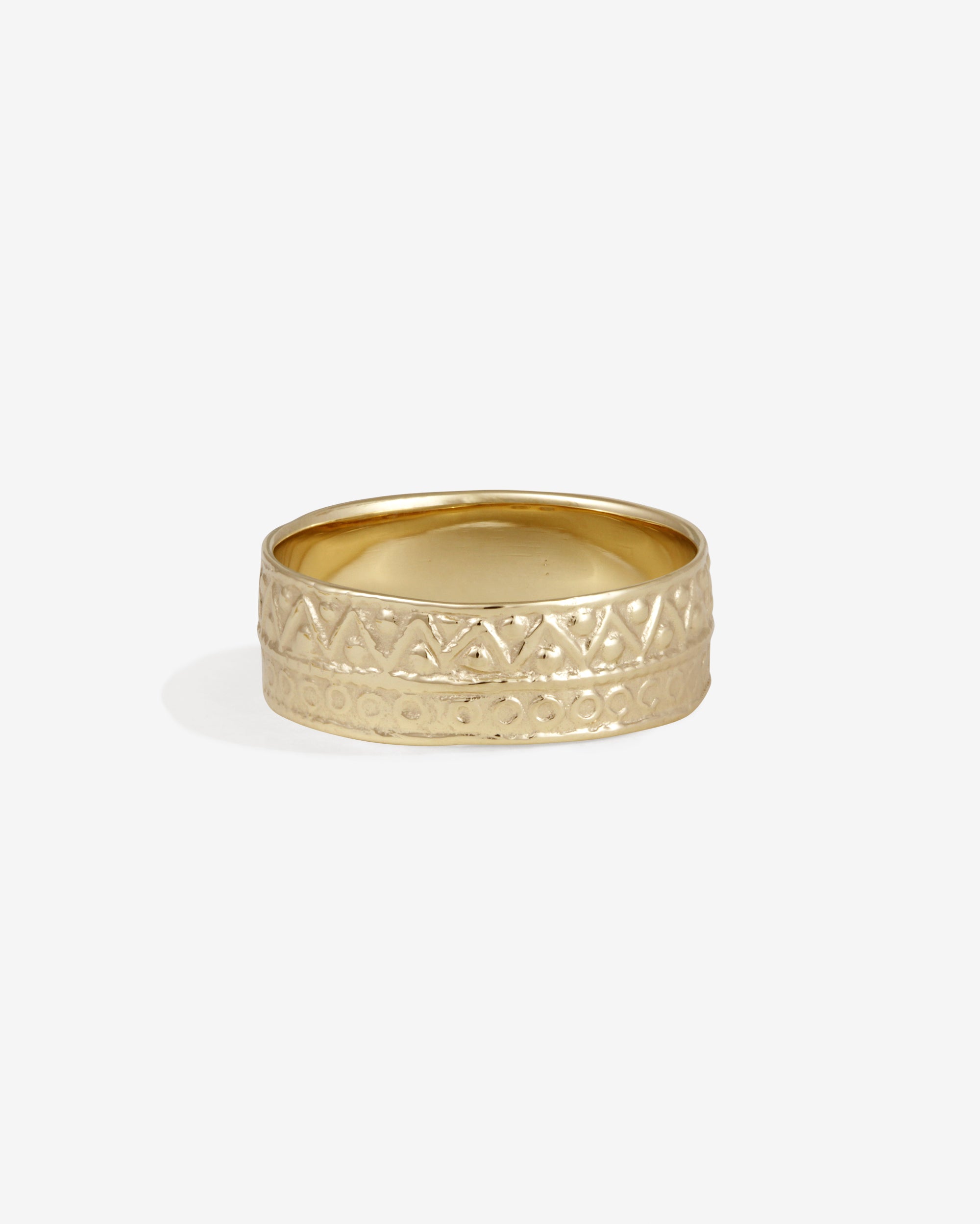 Temple of the Sun Relic MM Ring Solid Gold