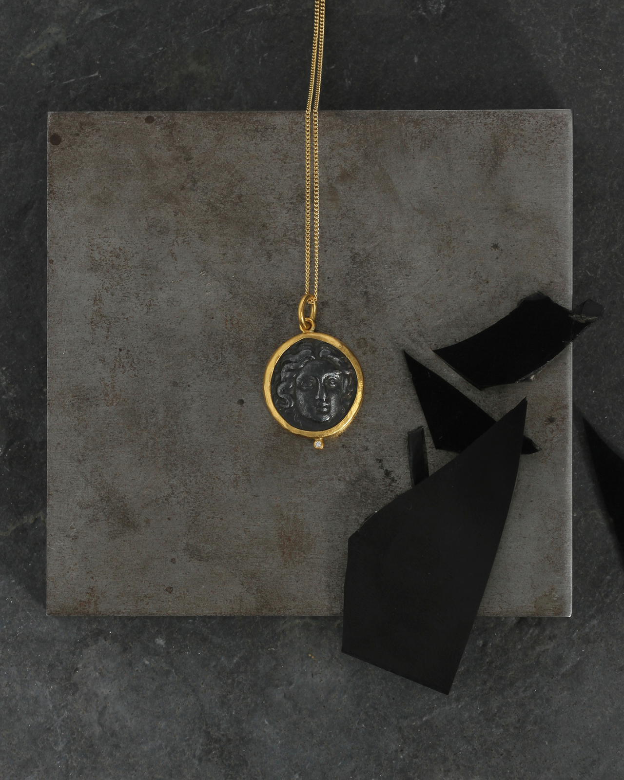 Temple of the Sun Rhodian Necklace Solid Gold