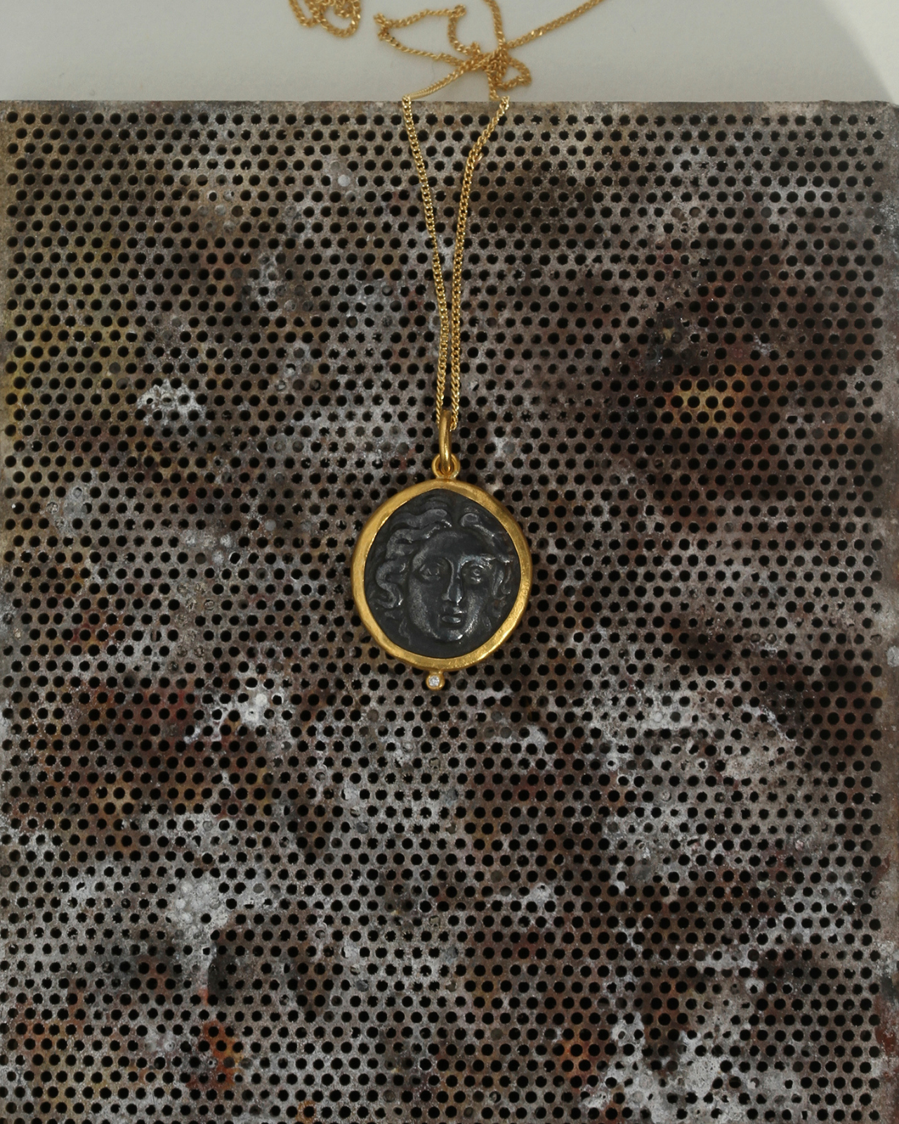 Temple of the Sun Rhodian Necklace Solid Gold