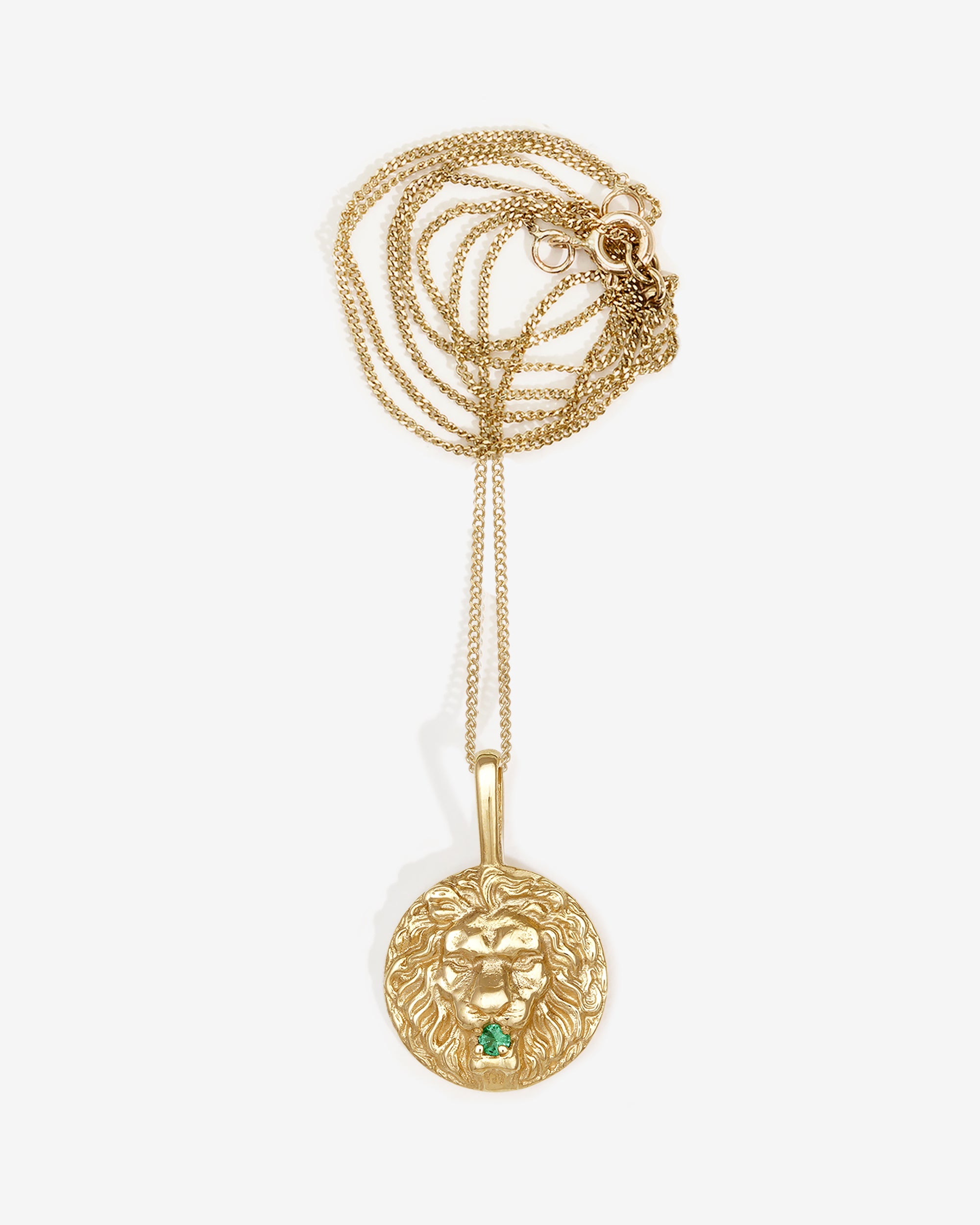 Temple of the Sun Roar Necklace Solid Gold