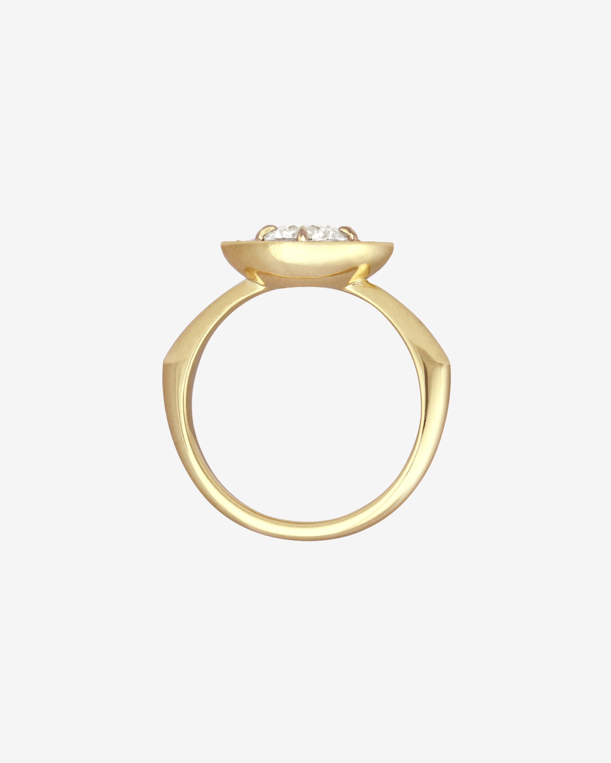 Temple of the Sun Saba Eye Ring Diamond Solid Gold