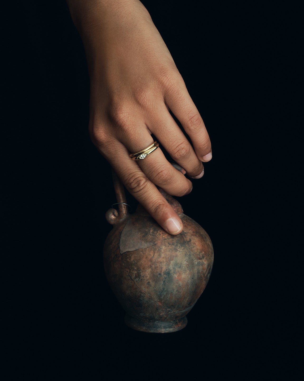 Temple of the Sun Saba Ring Solid Gold