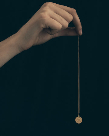 Temple of the Sun Serafina Coin Necklace Gold Vermeil