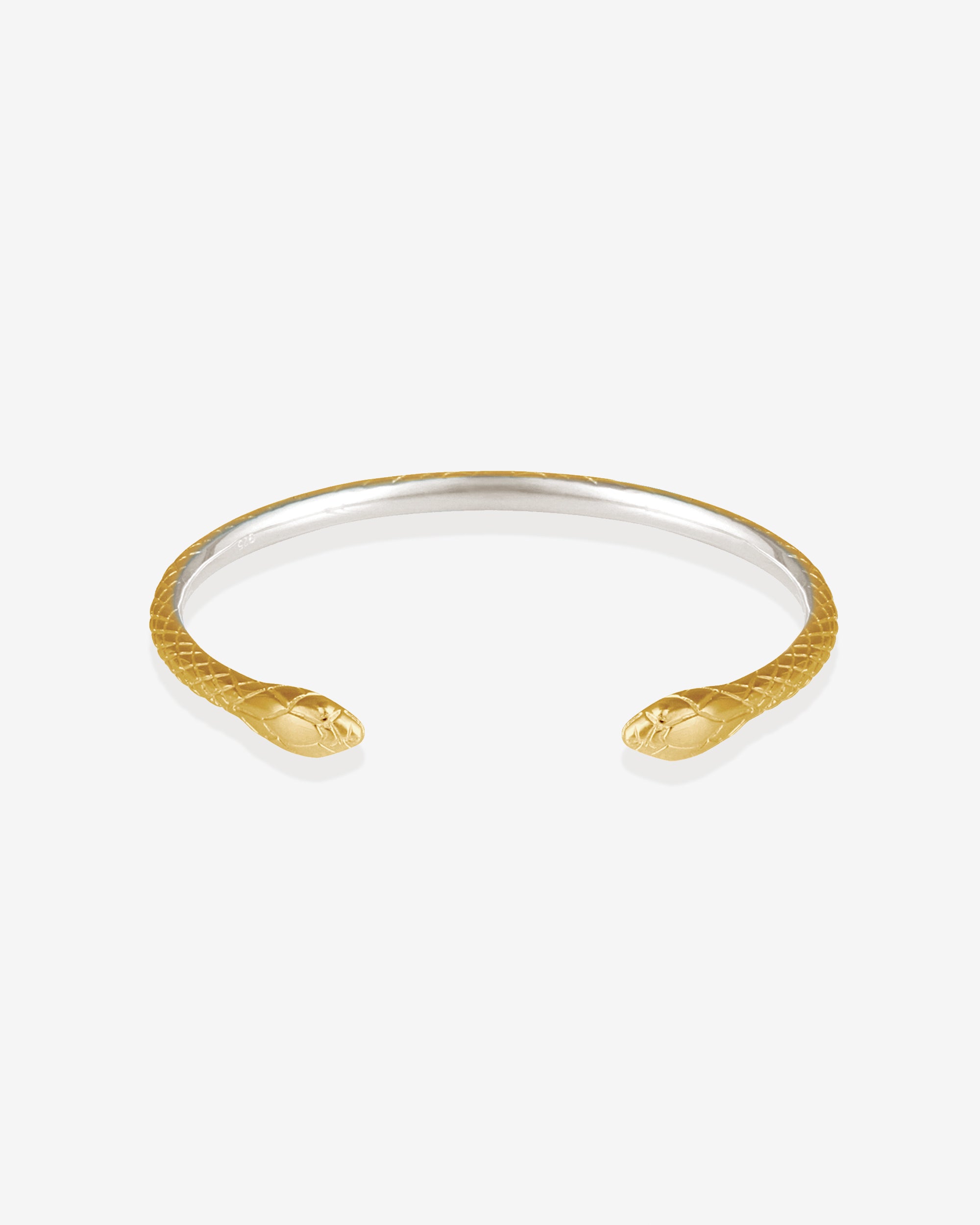 Temple of the Sun Serpent Cuff Gold Vermeil