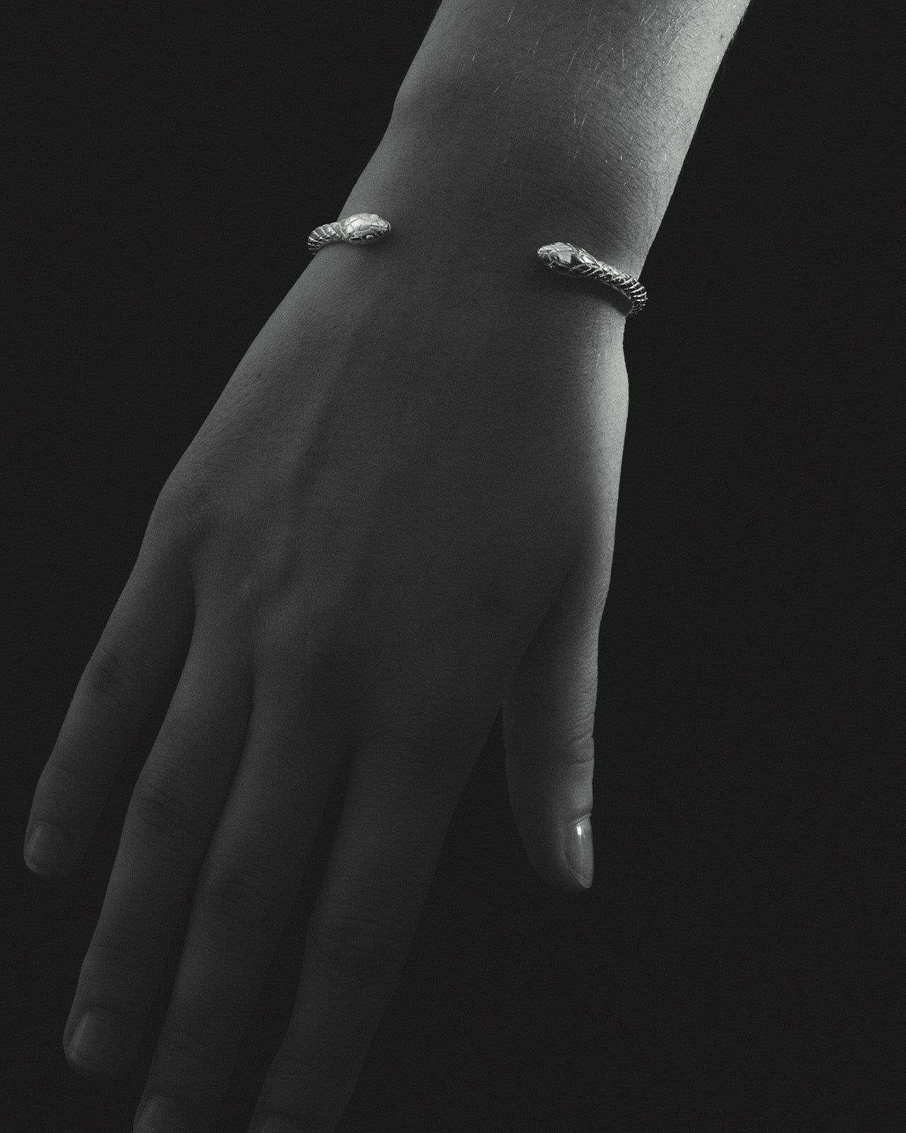 Temple of the Sun Serpent Cuff Gold Vermeil/Silver