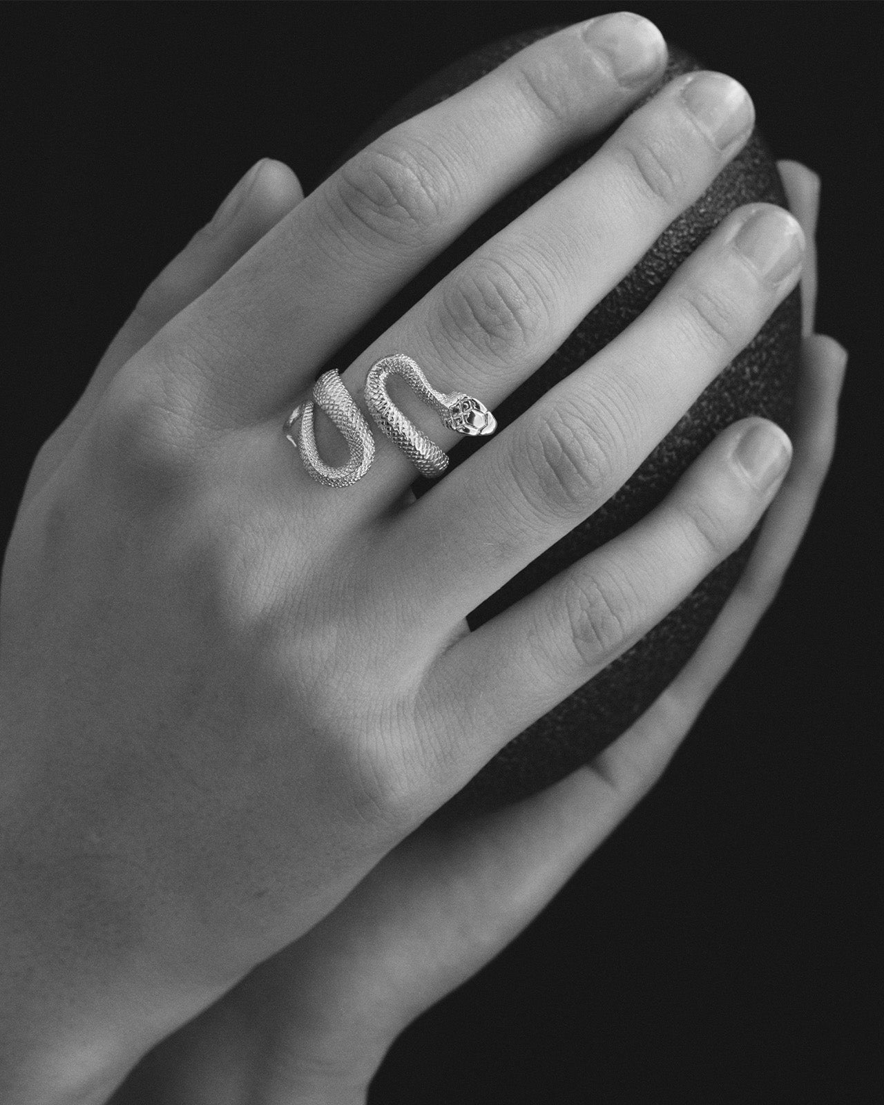 Snake ring clearance real silver