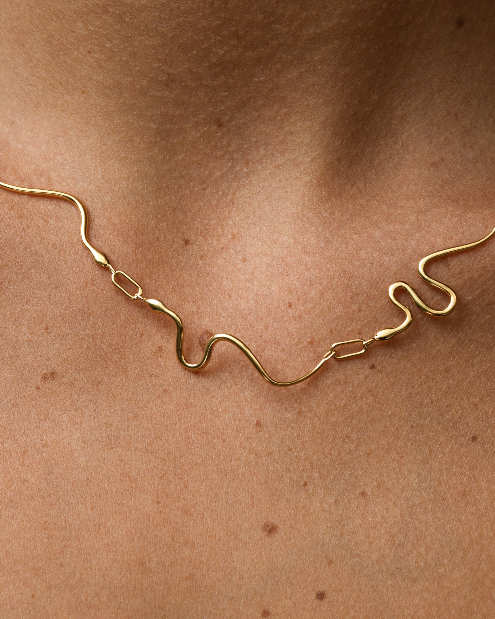 Temple of the Sun Sibilant Necklace Gold Vermeil