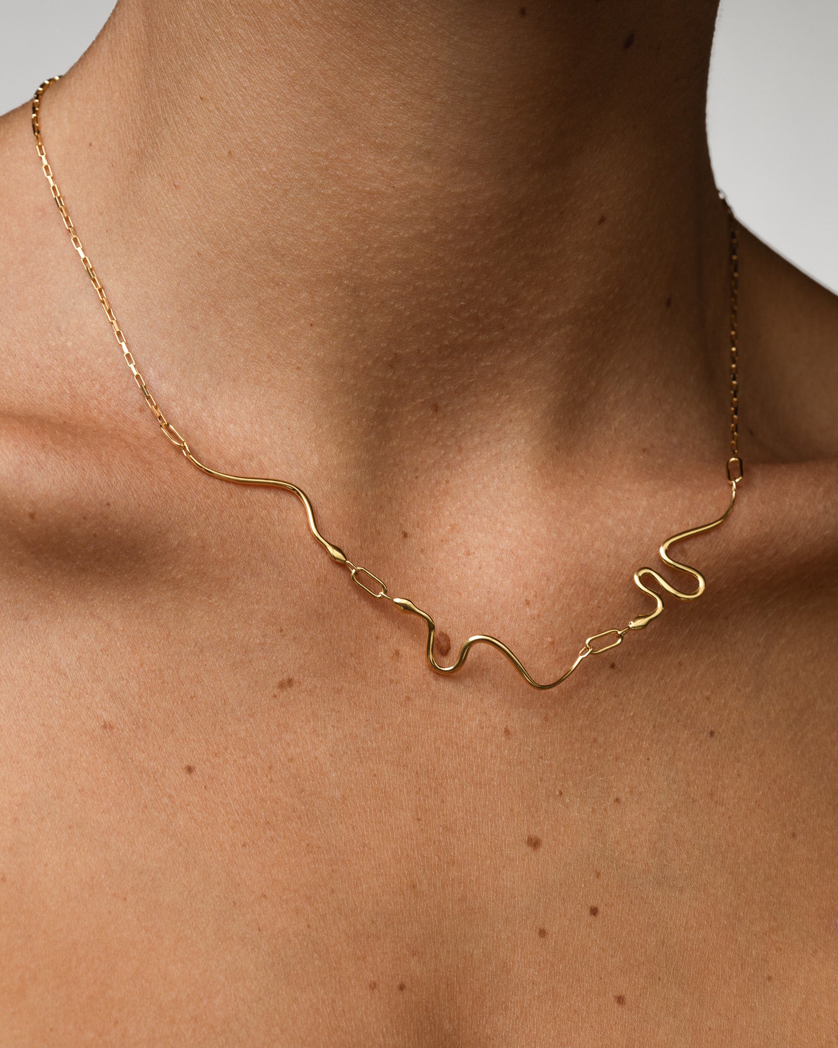 Temple of the Sun Sibilant Necklace Gold Vermeil