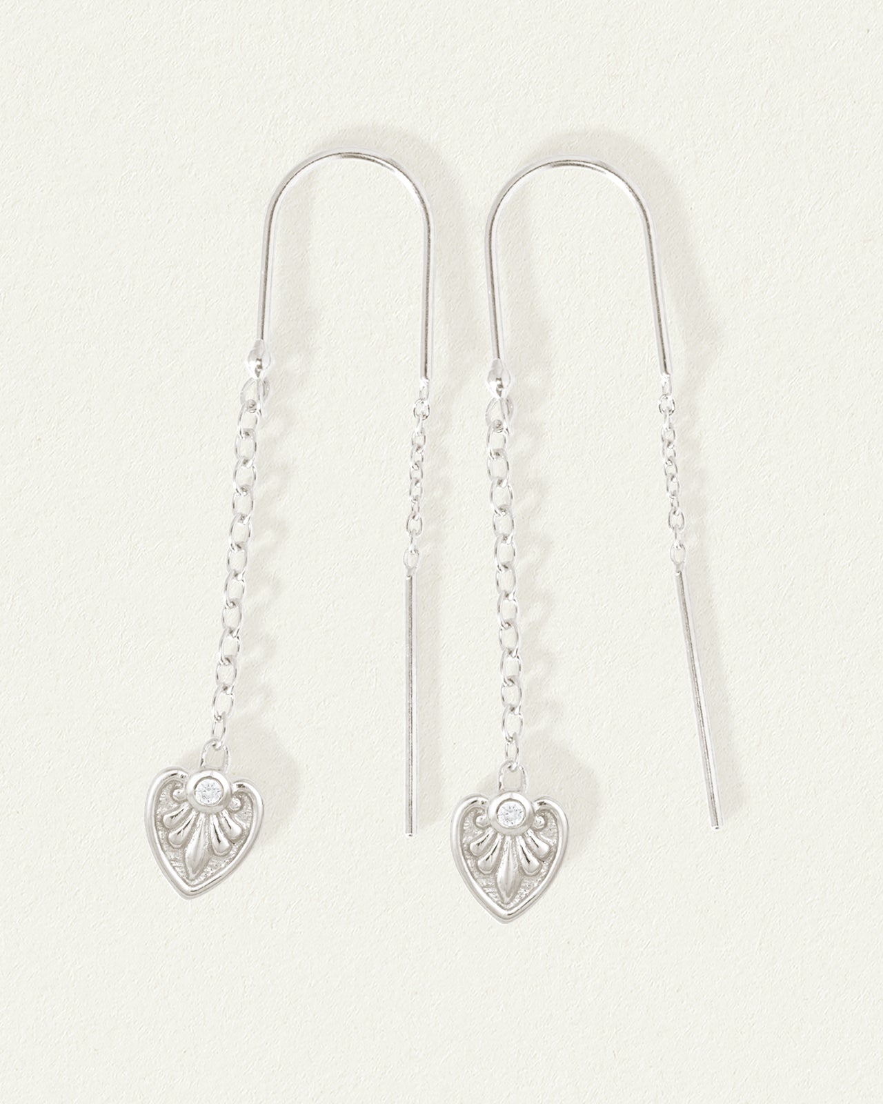 Temple of the Sun Silph Earrings Silver