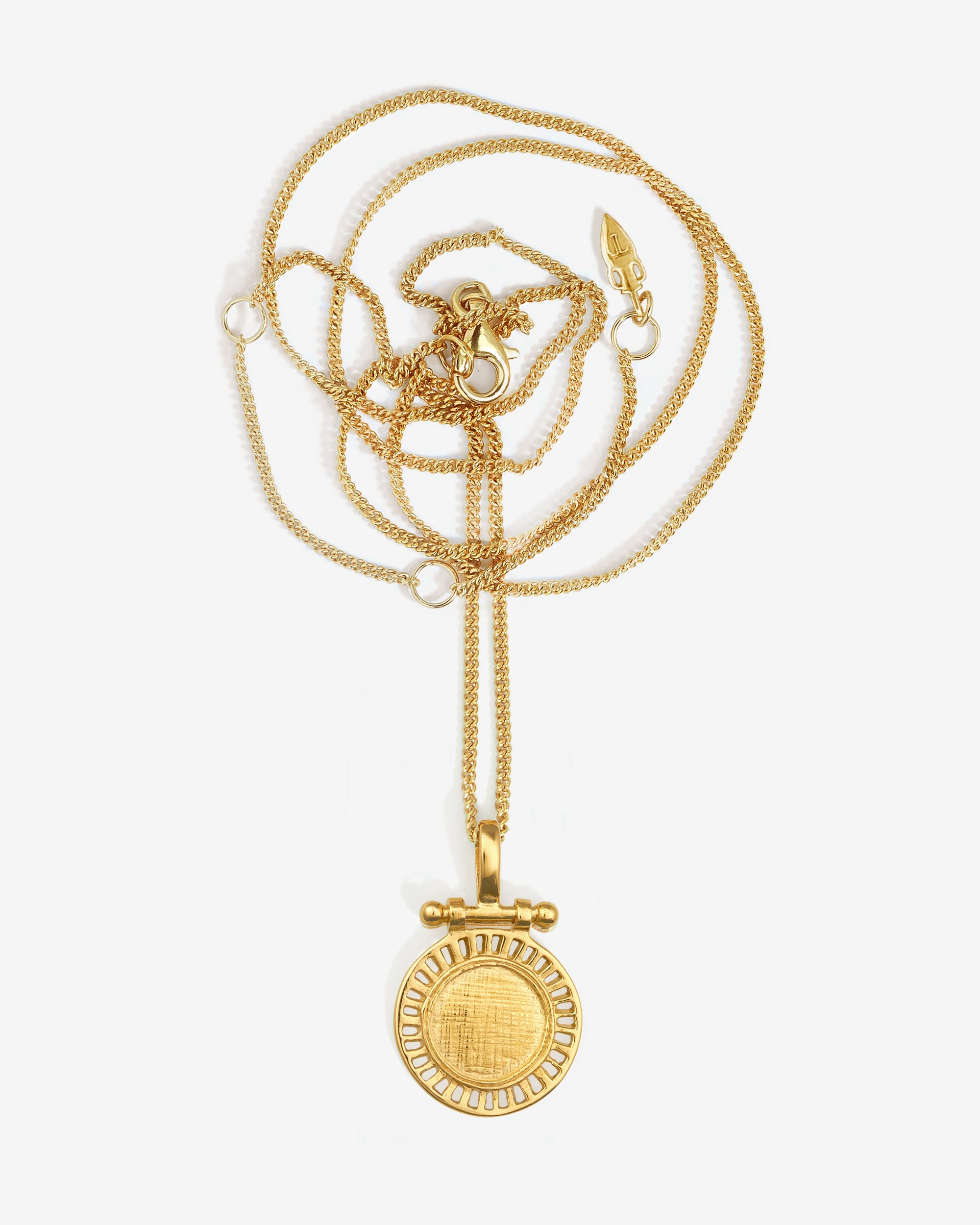 Temple of the Sun Solar Necklace Gold Vermeil