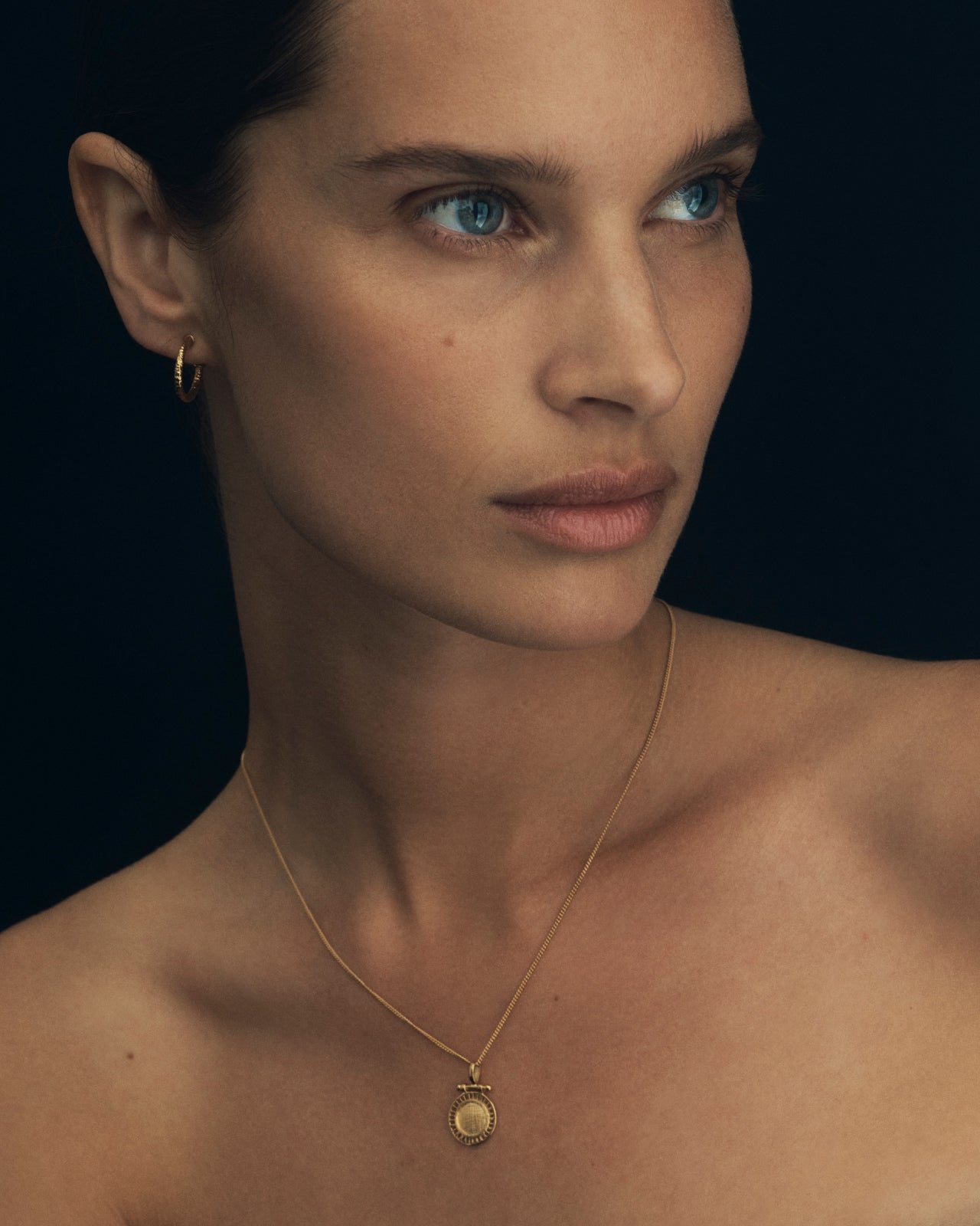 Temple of the Sun Solar Necklace Gold Vermeil