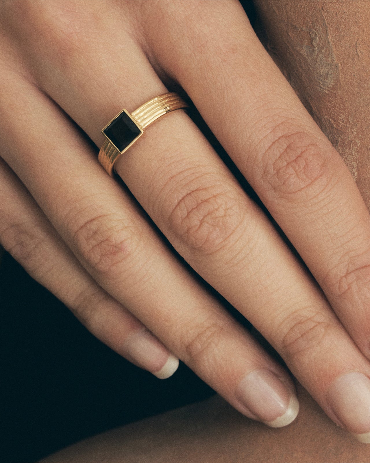 Temple of the Sun Sparta Ring Gold Vermeil