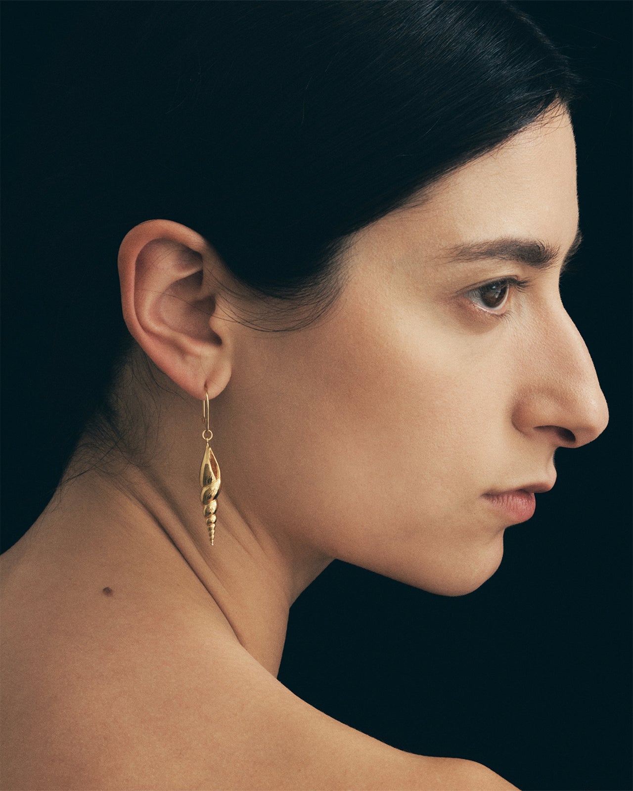 Spire Earrings Gold Vermeil