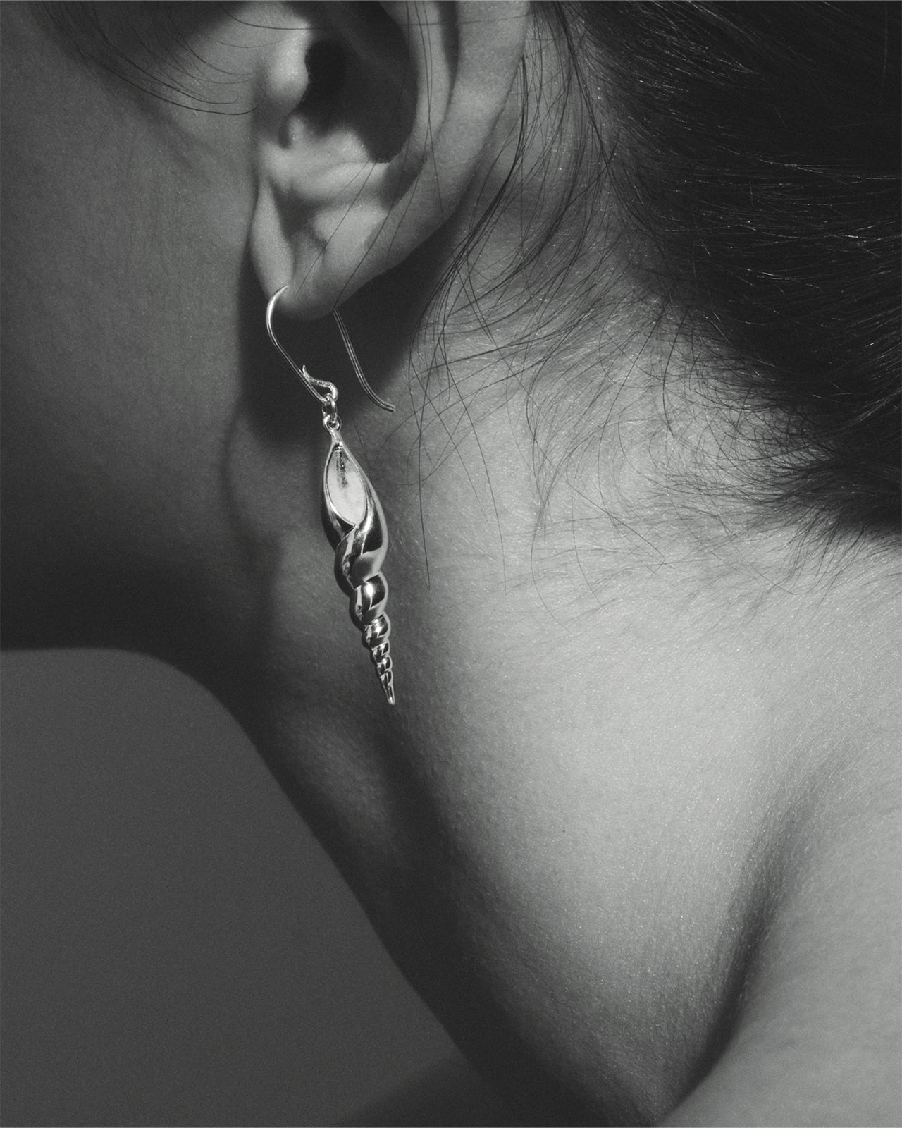 Temple of the Sun Spire Earrings Silver