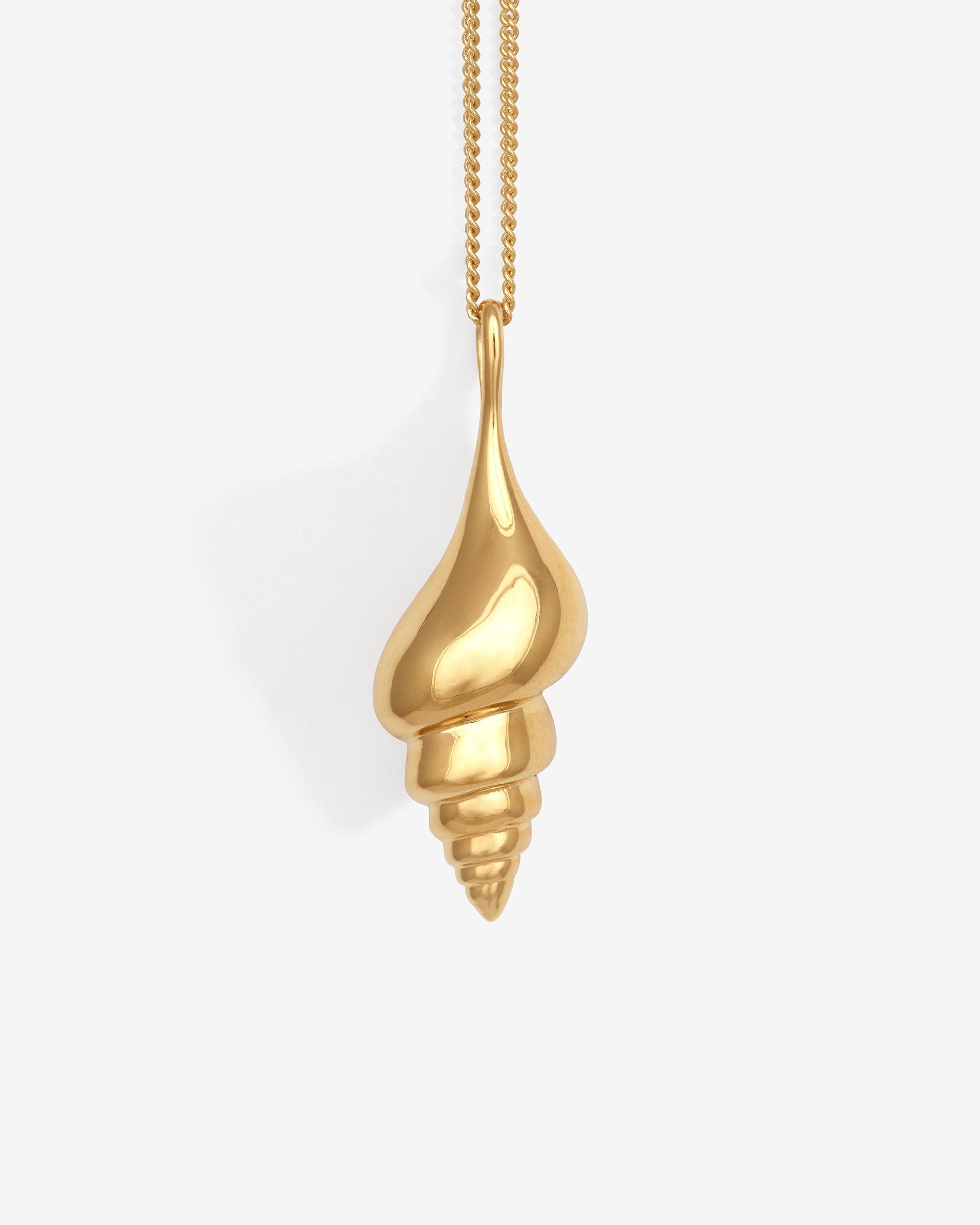 Temple of the Sun Spire Pendant Necklace Gold Vermeil