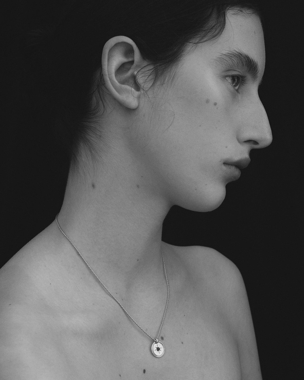 Temple of the Sun Stella Necklace Silver