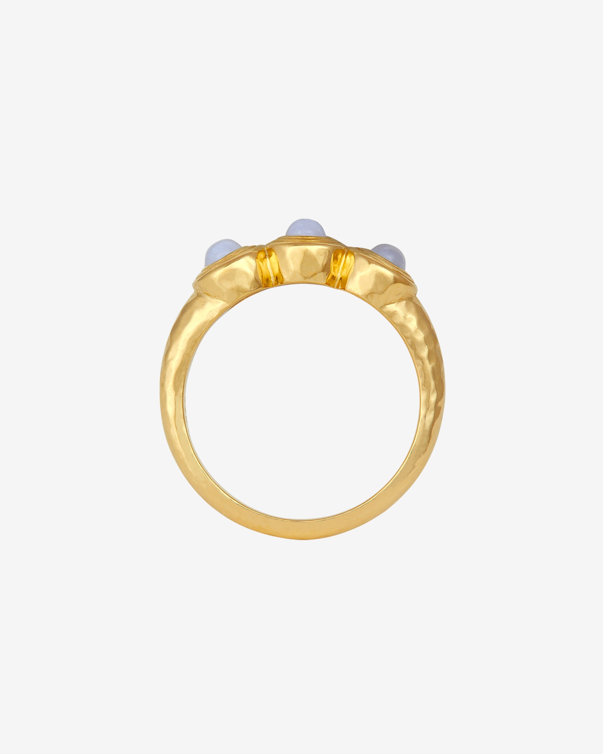 Temple of the Sun Talis Trilogy Ring Gold Vermeil