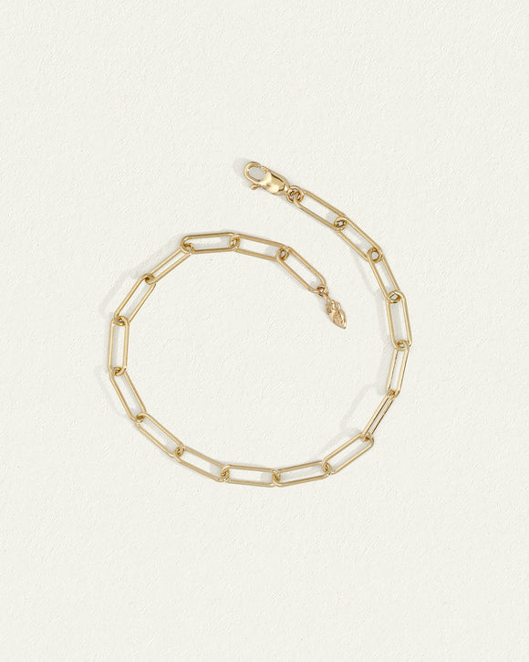 Temple of the Sun Valentino Bracelet 4mm Solid Gold