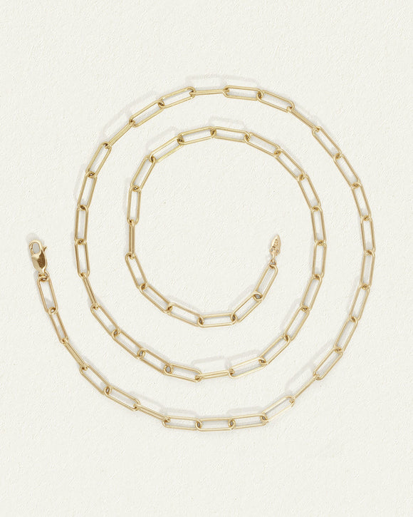 Temple of the Sun Valentino Chain 4mm Solid Gold