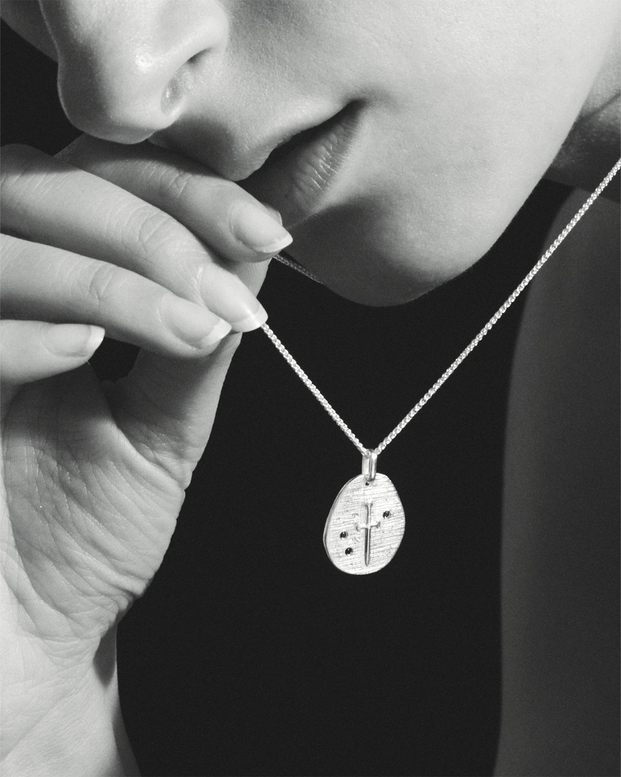 Temple of the Sun Valor Necklace Spinel Silver