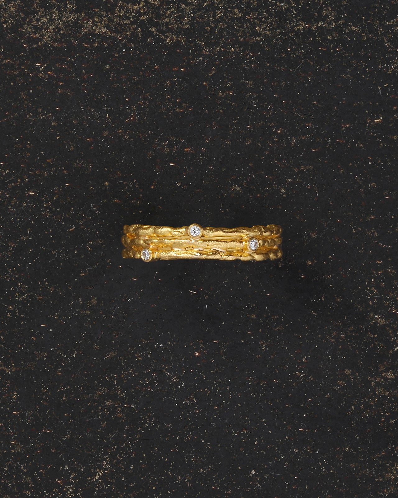 Temple of the Sun Vassa Ring Diamond Solid Gold