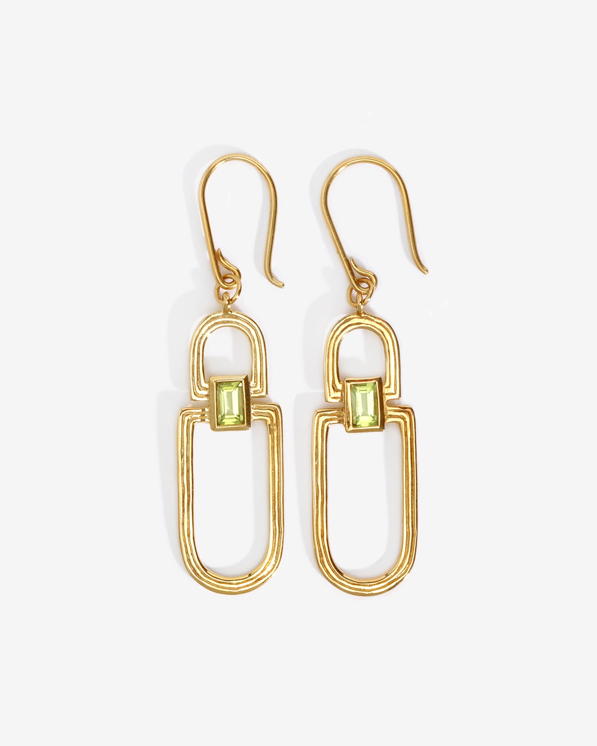Temple of the Sun Vault Earrings Gold Vermeil