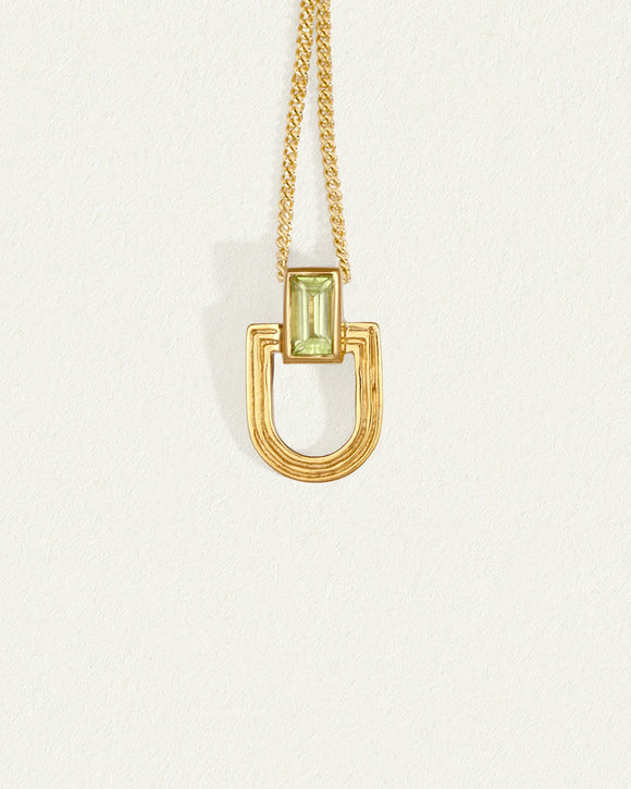 Temple of the Sun Chrysalis Earrings - Sapphire Gold Vermeil