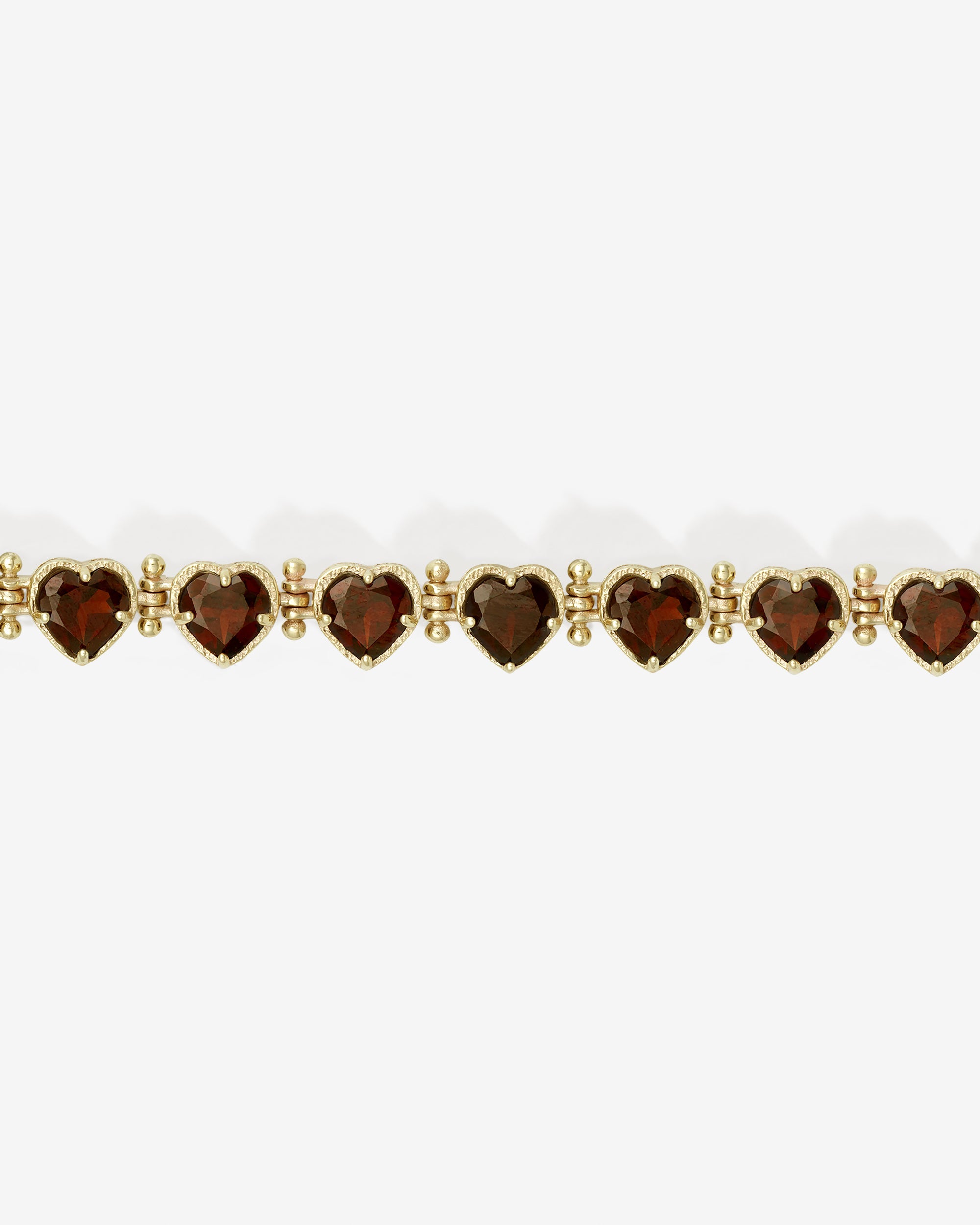 Temple of the Sun Venus Bracelet Garnet Solid Gold