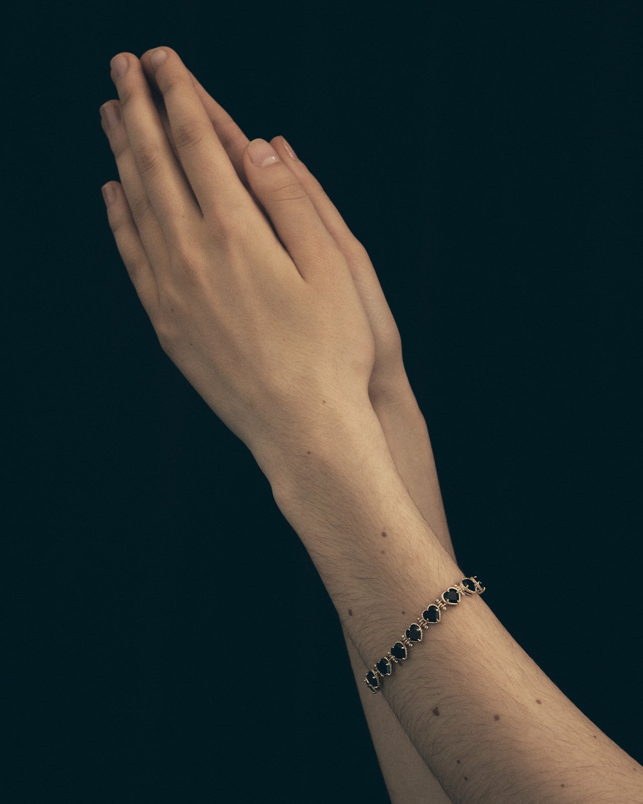 Temple of the Sun Venus Bracelet Garnet Solid Gold