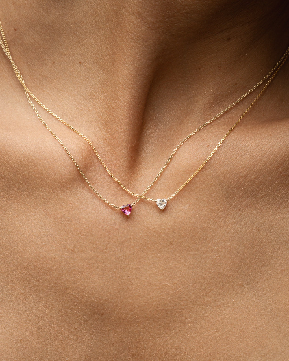 Temple of the Sun Venus Necklace Diamond Solid Gold