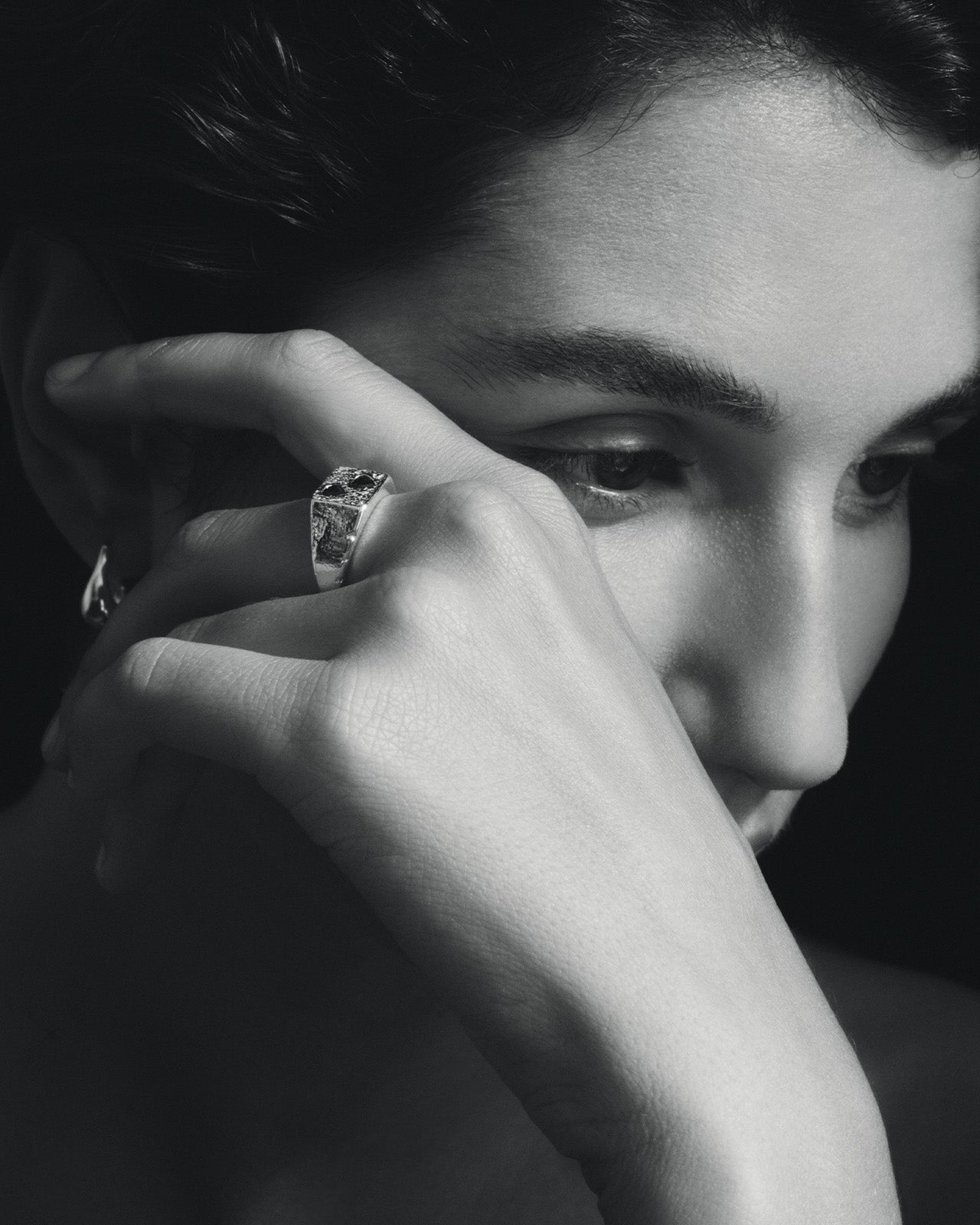 Temple of the Sun Venus Signet Ring Silver