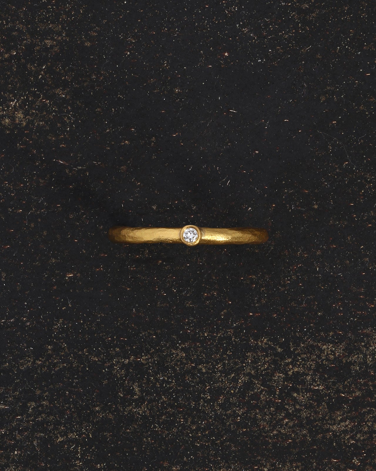 Temple of the Sun Vesper Solitaire Ring Diamond Solid Gold