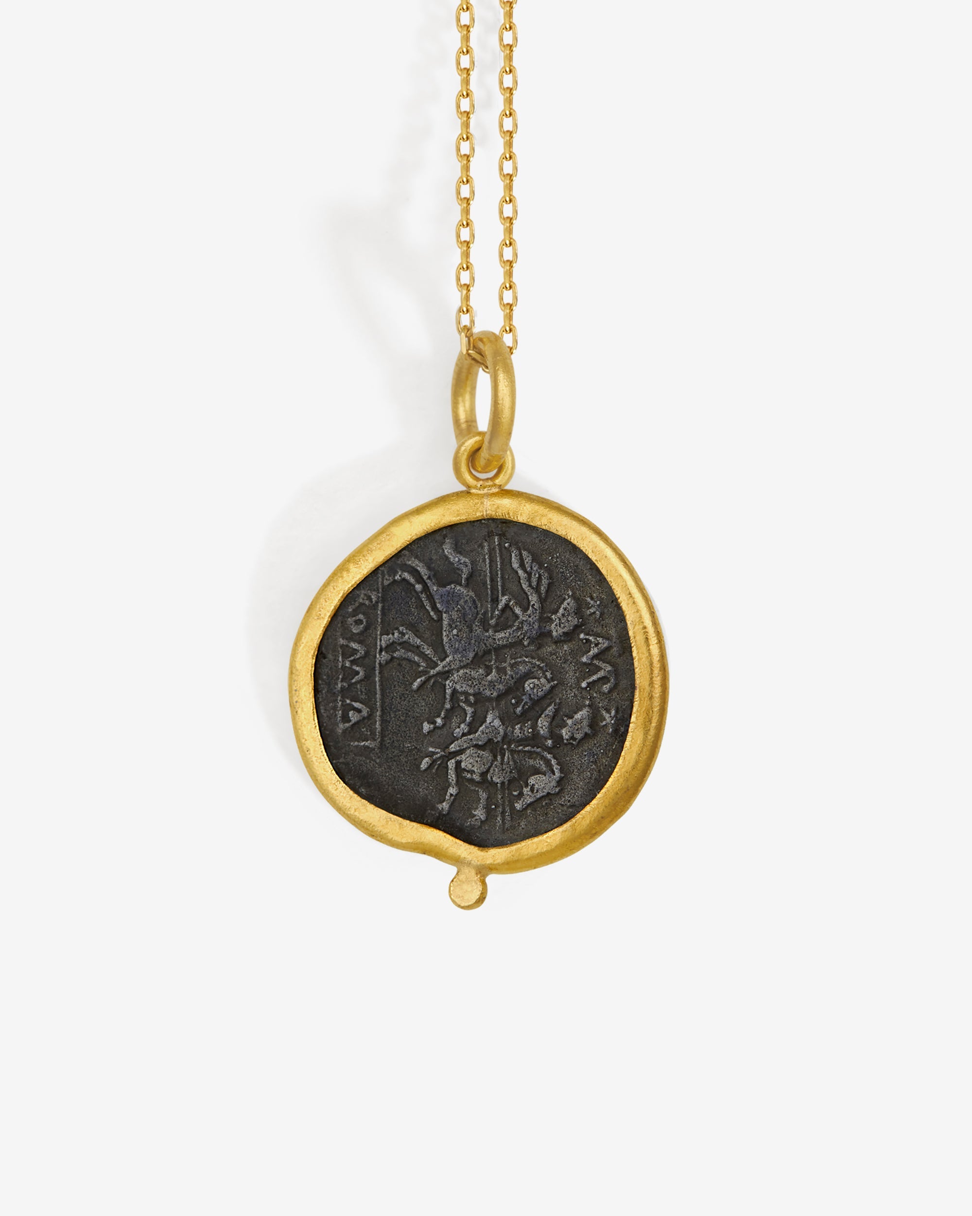 Temple of the Sun Victory Necklace Diamond Solid Gold