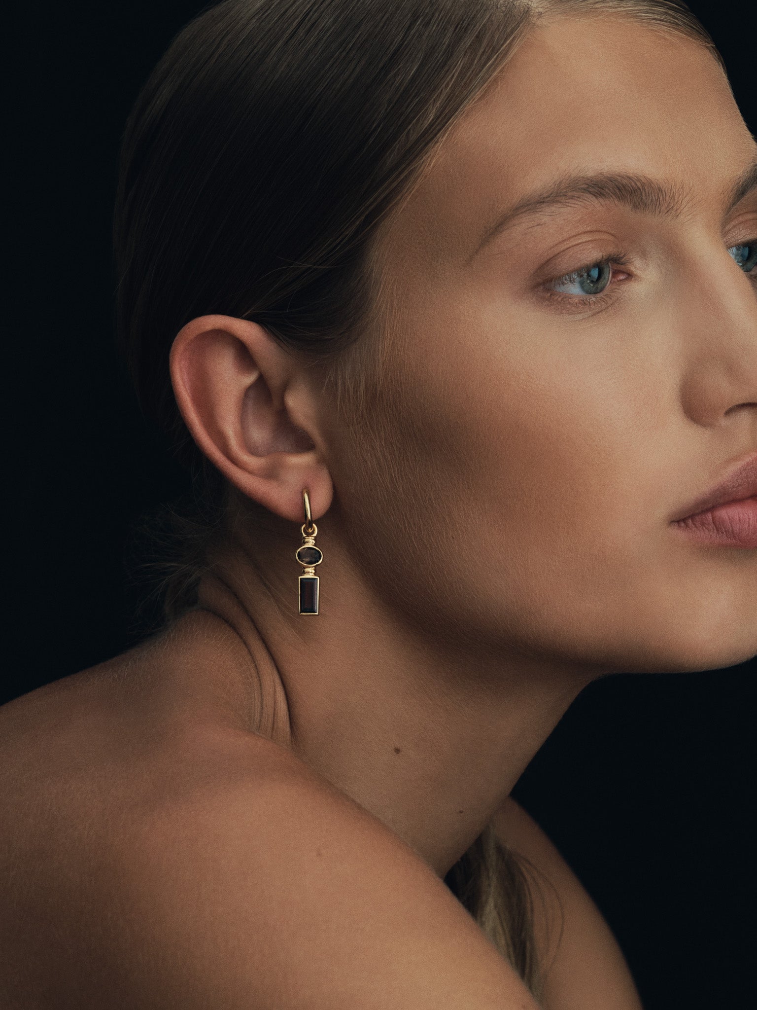 Temple of the Sun Vino Earrings Gold Vermeil