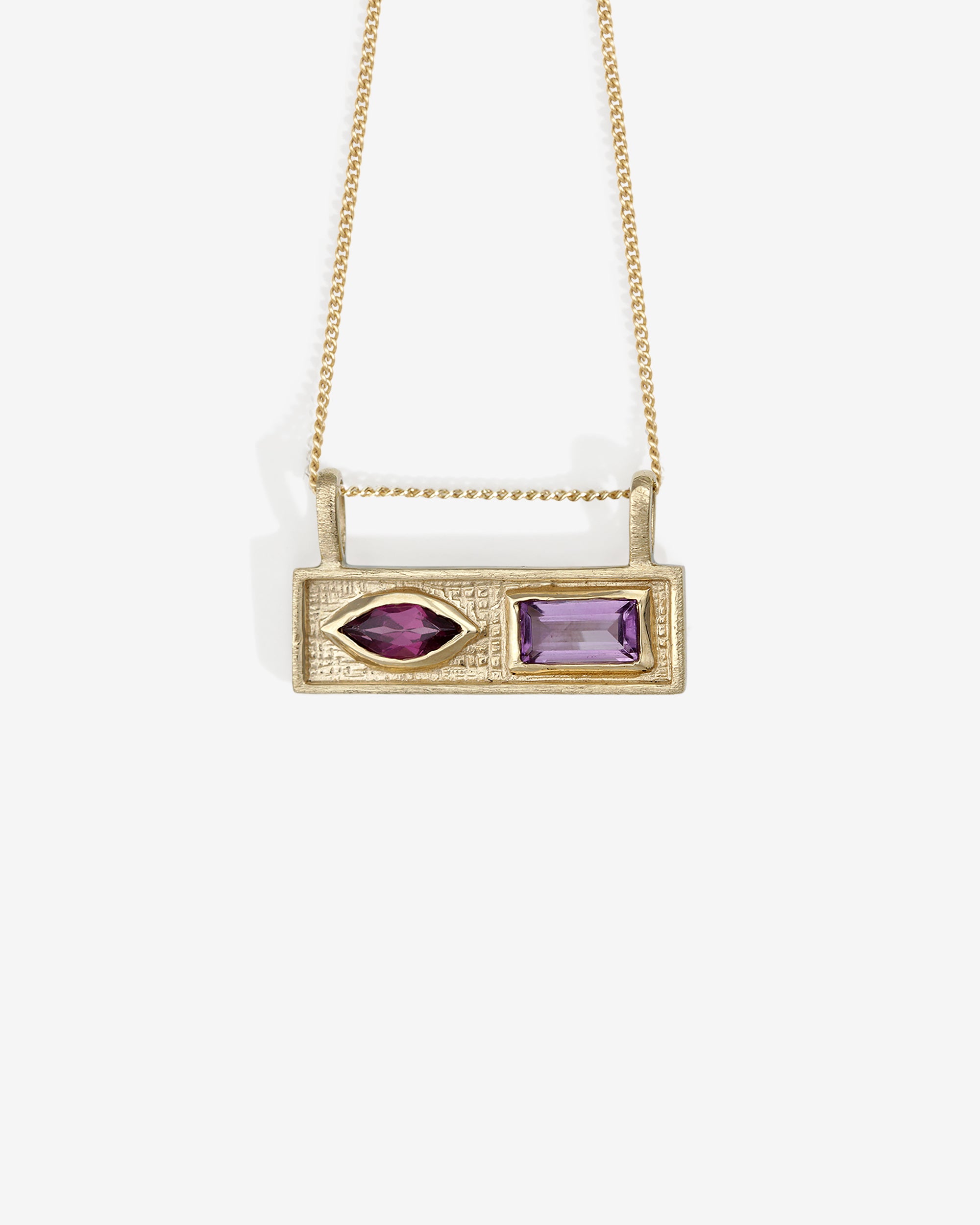 Temple of the Sun Viola Necklace Solid Gold