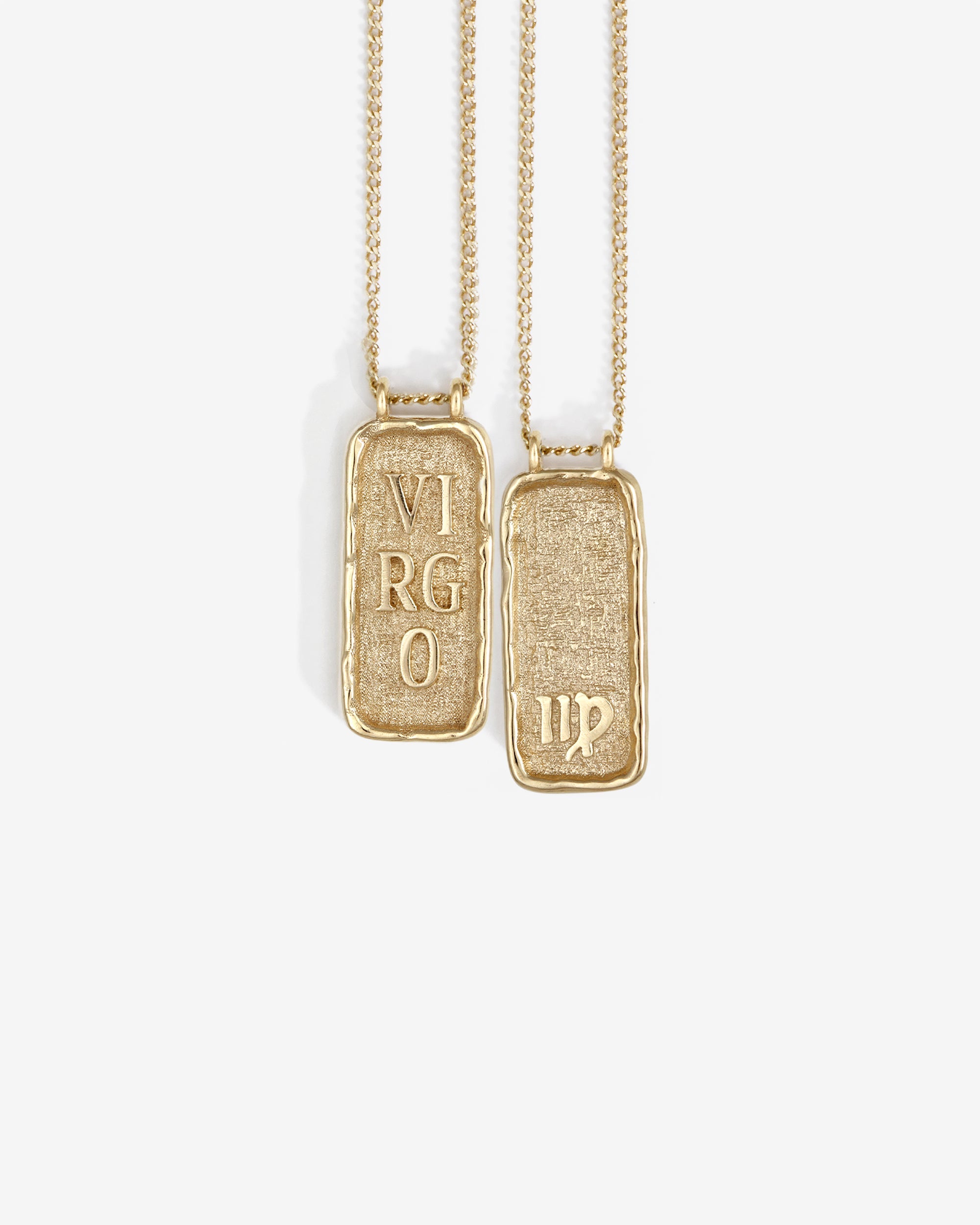 Temple of the Sun Virgo Necklace Solid Gold