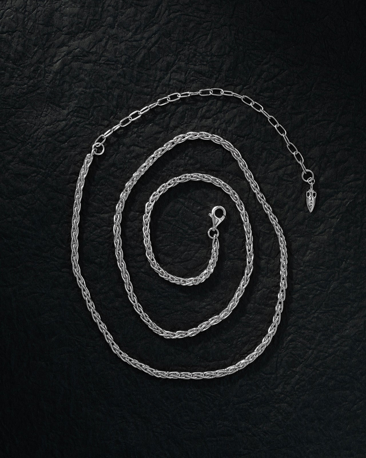 Temple of the Sun Wheat Chain Silver