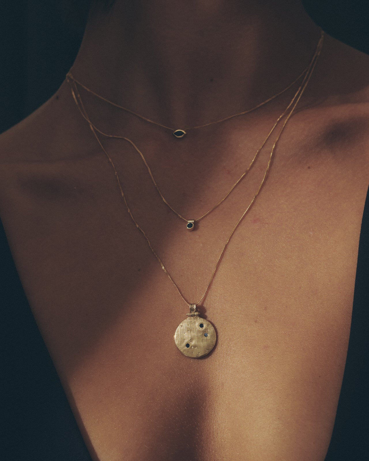 Temple of the Sun Agni Necklace Solid Gold