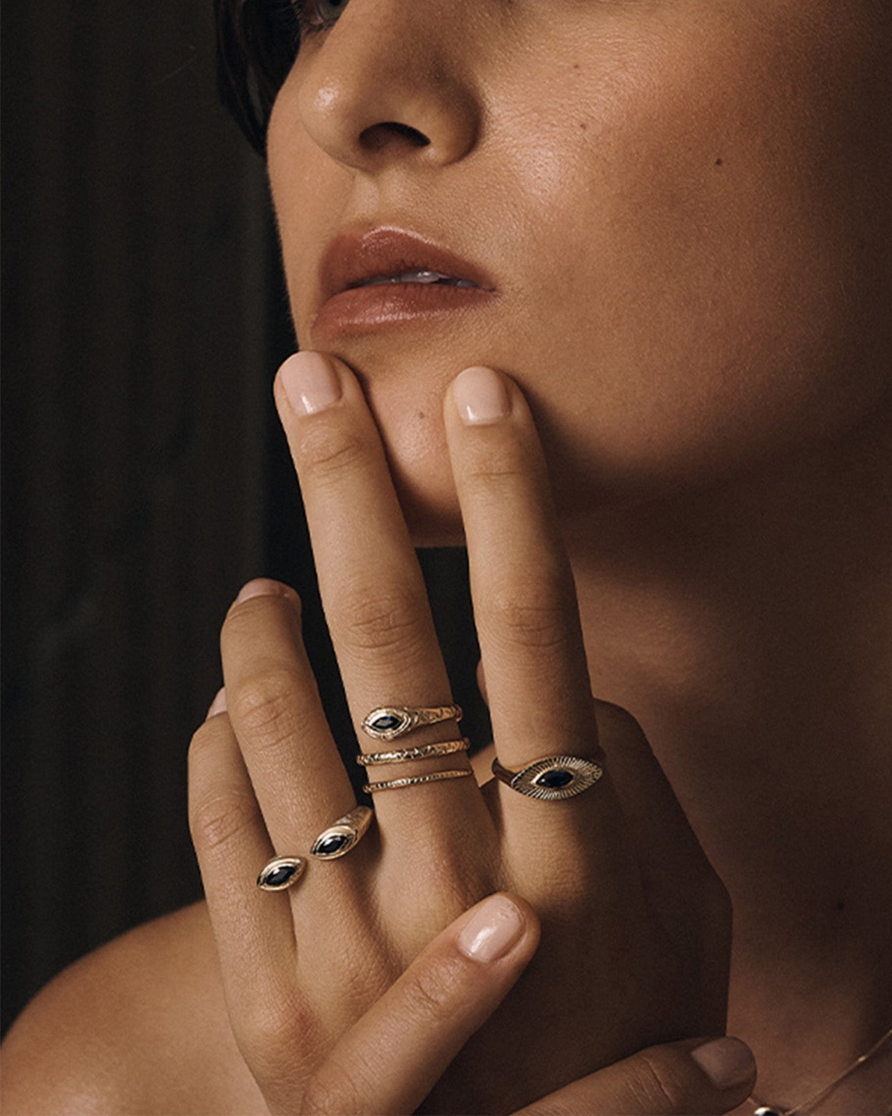 Temple of the Sun Alibi Ring Solid Gold