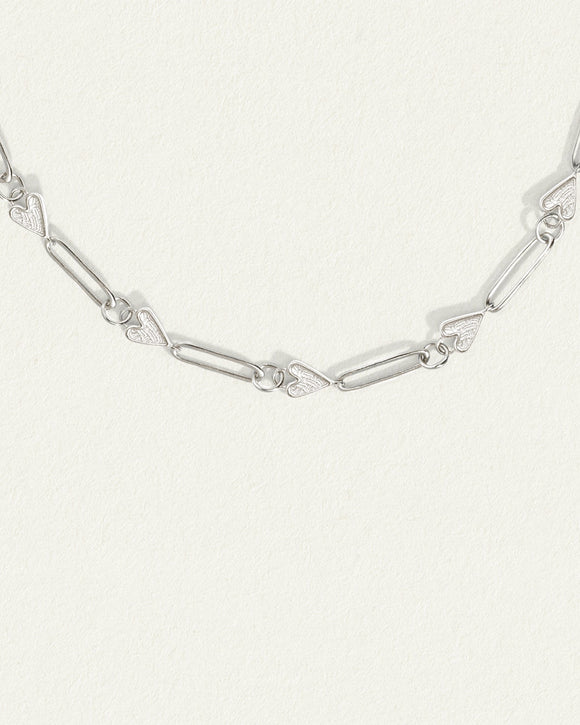Temple of the Sun Amore Chain Necklace Silver